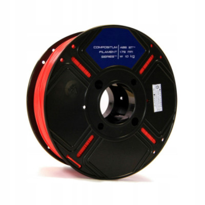 Filament HMF Chemical ABS ST  Red 1.75mm 1 kg