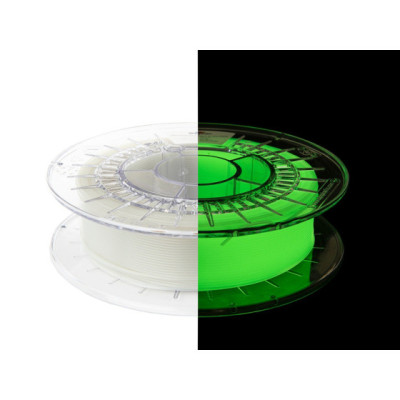 Filament Spectrum PLA Glow in the Dark Yellow-Green 1,75 mm 0,5 kg