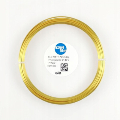 Filament AzureFilm Silk Gold 1,75 mm 50 g
