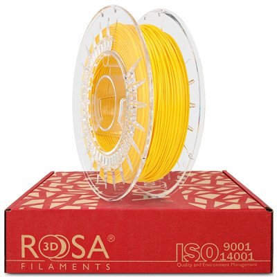 Filament ROSA 3D Flex 85A Yellow / Żółty 1,75 mm 0,5 kg