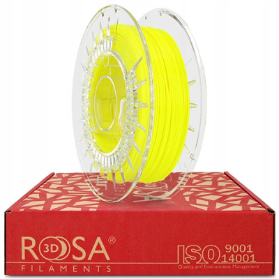 Filament ROSA 3D Flex 96A Neon Yellow / Neonowy Żółty 1,75 mm 0,5 kg