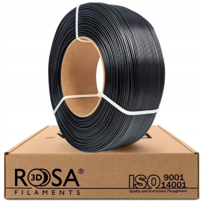 Filament ROSA 3D ReFill PET-G Standard High Speed Black Czarny 1,75 mm 1kg