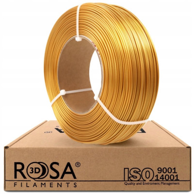 Filament ROSA 3D ReFill PET-G Standard High Speed Gold Metalic 1,75 mm 1 kg