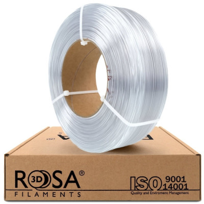 Filament ROSA 3D ReFill PET-G Standard High Speed Transparent 1,75 mm 1 kg