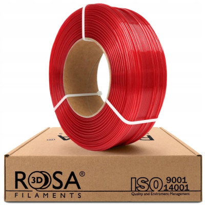 Filament ROSA 3D ReFill PET-G Standard High Speed Red TR 1,75 mm 1 kg