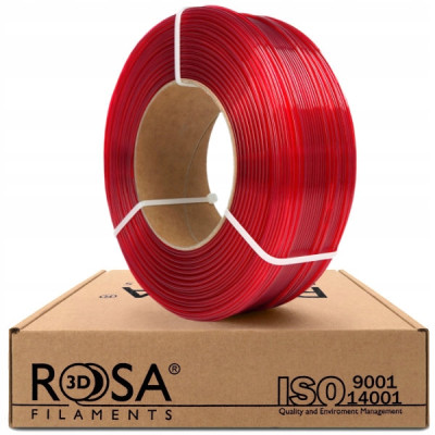 Filament ROSA 3D ReFill PET-G Standard High Speed Red Wine TR 1,75 mm 1 kg