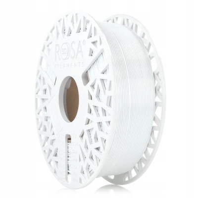 Filament ROSA 3D PET-G Standard High Speed White / Biały 1,75 mm 1 kg