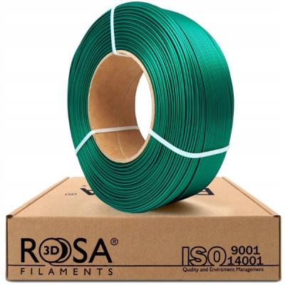 Filament ROSA 3D ReFill PLA Starter Emerald Green Satin 1,75 mm 1 kg