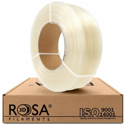 Filament ROSA 3D ReFill PLA Starter Natural Transparent 1,75 mm 1 kg