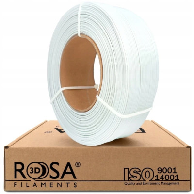 Filament ROSA 3D ReFill PLA Starter White / Biały 1,75 mm 1 kg