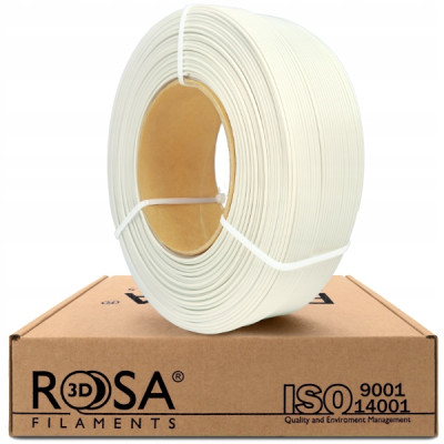 Filament ROSA 3D ReFill PLA Starter White Pearl Satin 1,75 mm 1 kg