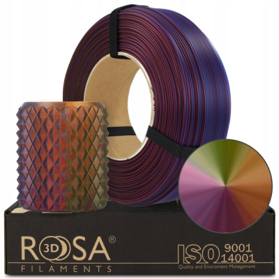 Filament ROSA 3D ReFill PLA Magic Silk Vintage Glass 1,75 mm 1 kg