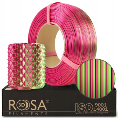 Filament ROSA 3D ReFill PLA Magic Silk Dragon Fruit 1,75 mm 1 kg