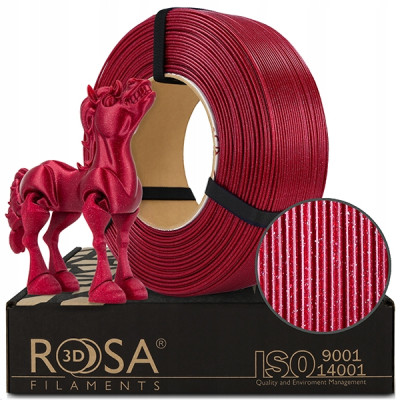 Filament ROSA 3D ReFill PLA Galaxy Red Wine 1,75 mm 1 kg