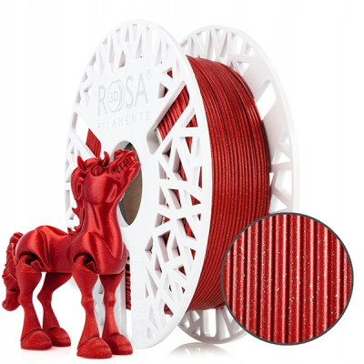 Filament ROSA 3D PLA Galaxy Karmin Red 1,75 mm 0,5 kg