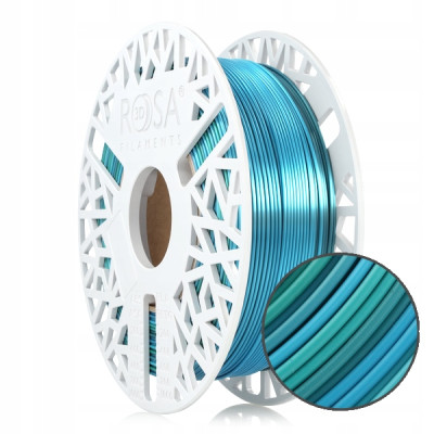 Filament ROSA 3D PLA Rainbow Silk Ocean 1,75 mm 0,8 kg