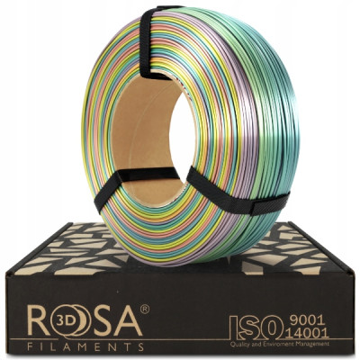 Filament ROSA 3D ReFill PLA Rainbow Silk 1,75 mm 1 kg