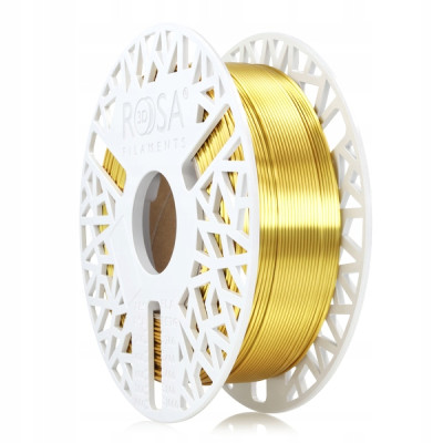 Filament ROSA 3D PLA Silk Gold / Złoty 1,75 mm 0,8 kg