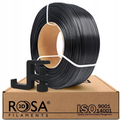 Filament ROSA 3D ReFill PCTG Black / Czarny 1,75 mm 1 kg