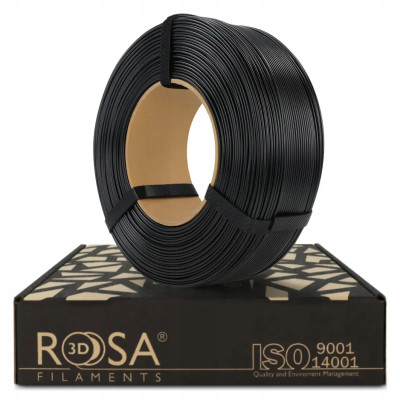 FILAMENT ROSA 3D ReFill R-PLA Black Czarny 1,75 mm 1 kg