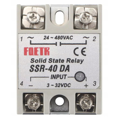 Moduł przekaźnika przekaźnik SSR-40DA 40A 480V