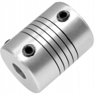 Sprzęgło aluminiowe elastyczne 5x8 mm