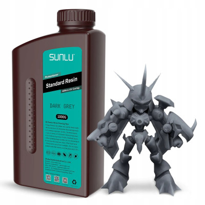 Żywica UV SUNLU Standard Dark Grey 1 kg
