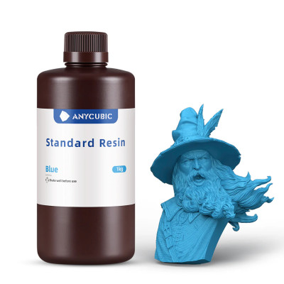 Żywica UV Anycubic Standard Blue Niebieska 1l 1kg do Drukarki 3D