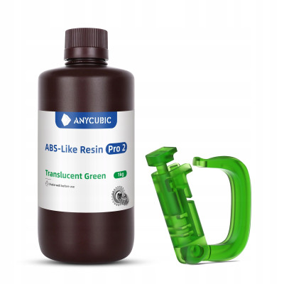 Żywica UV Anycubic ABS-Like Pro 2 Tr. Green Zielony 1l 1kg
