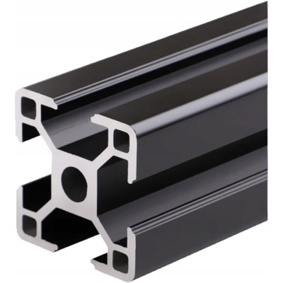 Profil aluminiowy konstrukcyjny V-Slot Czarny 30x30x510 mm